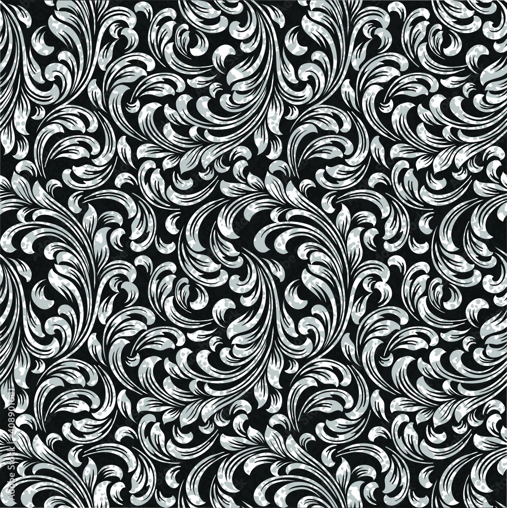Set of Oriental vector damask patterns for greeting cards and wedding invitations.