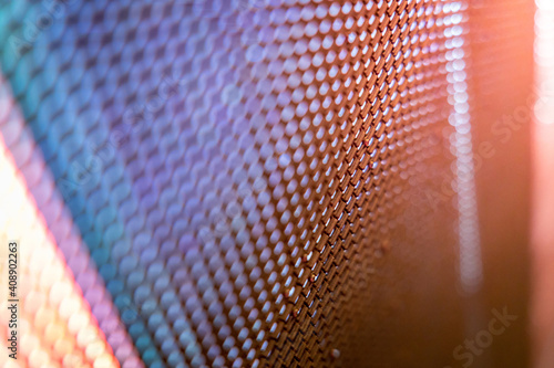 CloseUp LED blurred screen. LED soft focus background. abstract background ideal for design.