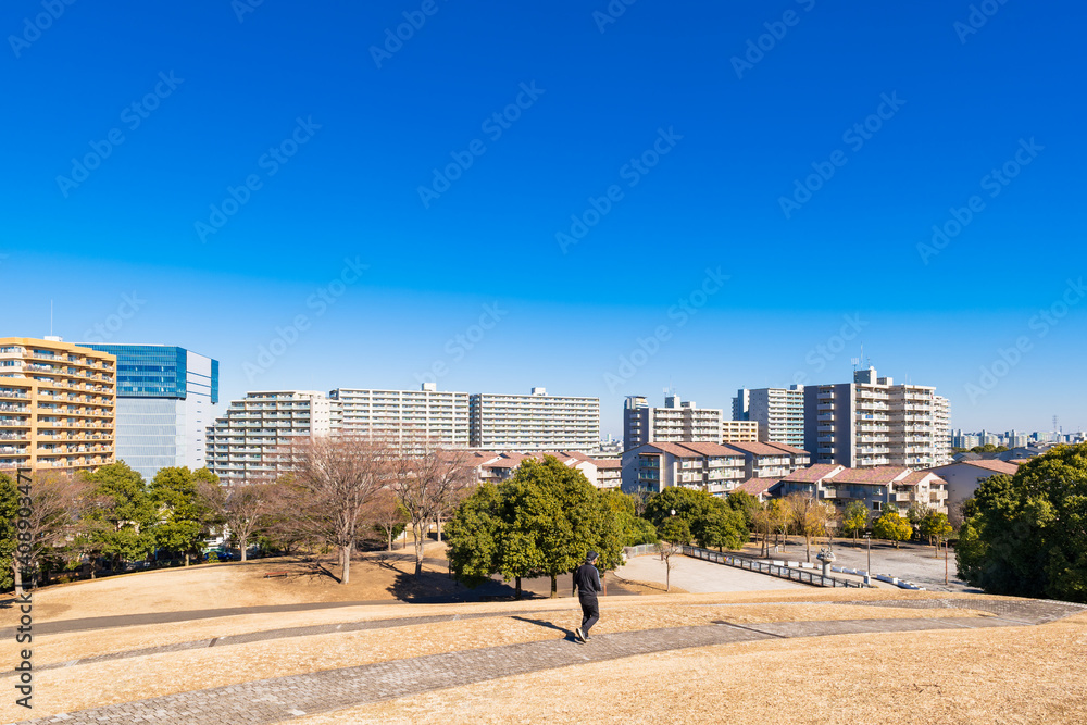 東京郊外の住宅街 東京郊外の住宅街