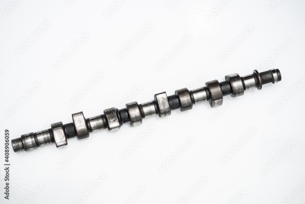 Camshaft - The shaft of an internal combustion engine that controls the opening and closing of engine valves. Camshaft - The shaft of an internal combustion engine that controls the opening and closing of engine valves.