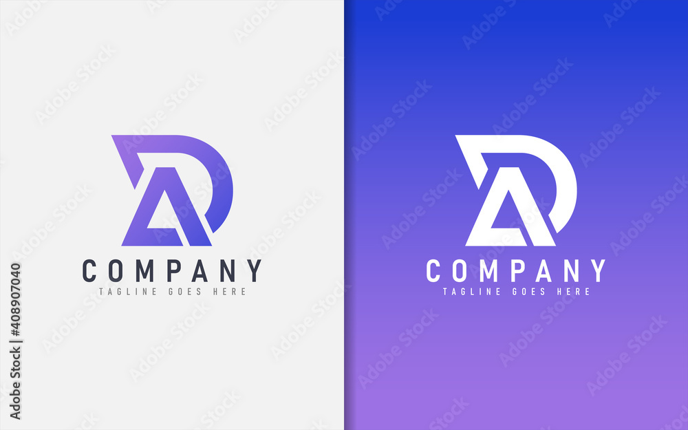 Modern D and A Geometric Abstract Logo Design. Usable For Business, Community, Foundation, Tech, Services Company. Vector Logo Design Illustration. Modern D and A Geometric Abstract Logo Design. Usable For Business, Community, Foundation, Tech, Services Company. Vector Logo Design Illustration.