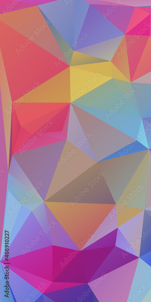 Obraz premium Abstract Color Polygon Background Design, Abstract Geometric Origami Style With Gradient. Presentation,Website, Backdrop, Cover,Banner,Pattern Template