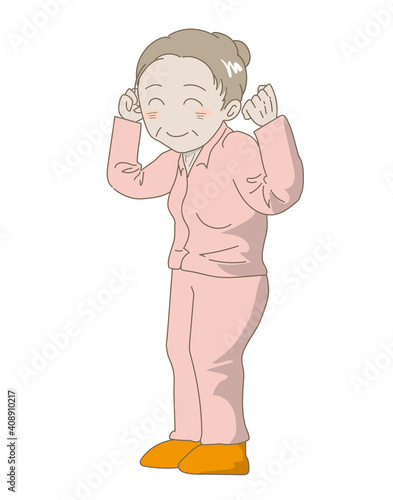 元気なシニア女性