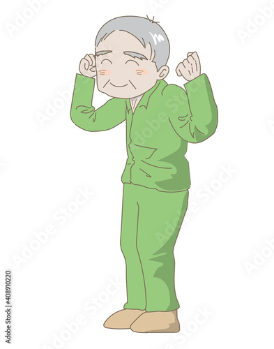 元気なシニア男性