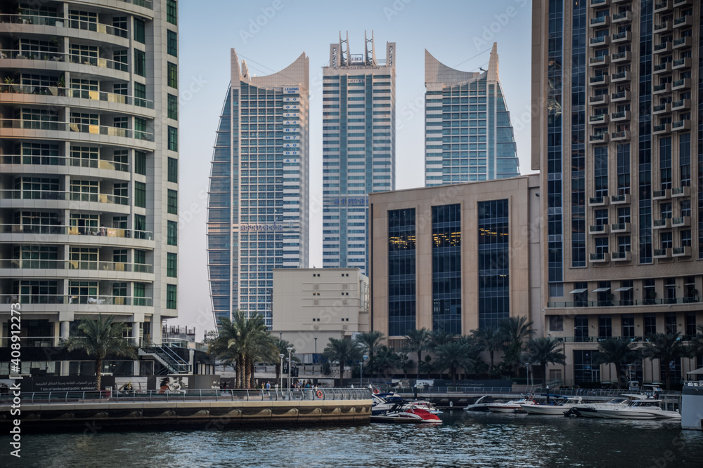 Obraz premium Dubai is the most populous city in the United Arab Emirates (UAE) and the capital of the Emirate of Dubai.