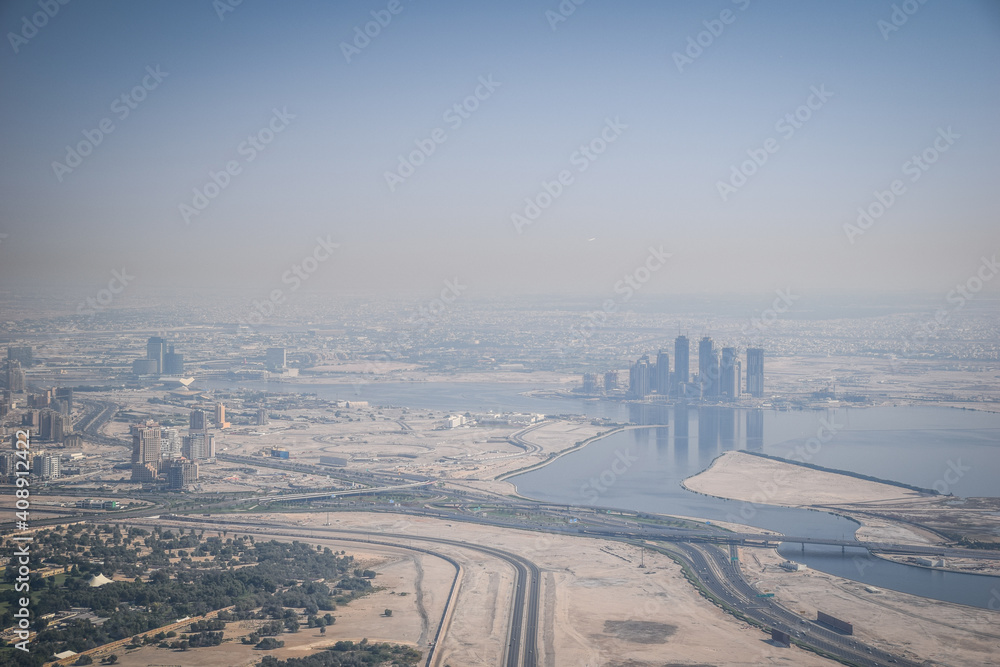 Obraz premium Dubai is the most populous city in the United Arab Emirates (UAE) and the capital of the Emirate of Dubai.