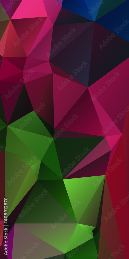 Obraz premium Abstract Color Polygon Background Design, Abstract Geometric Origami Style With Gradient. Presentation,Website, Backdrop, Cover,Banner,Pattern Template