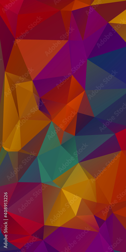 Obraz premium Abstract Color Polygon Background Design, Abstract Geometric Origami Style With Gradient. Presentation,Website, Backdrop, Cover,Banner,Pattern Template
