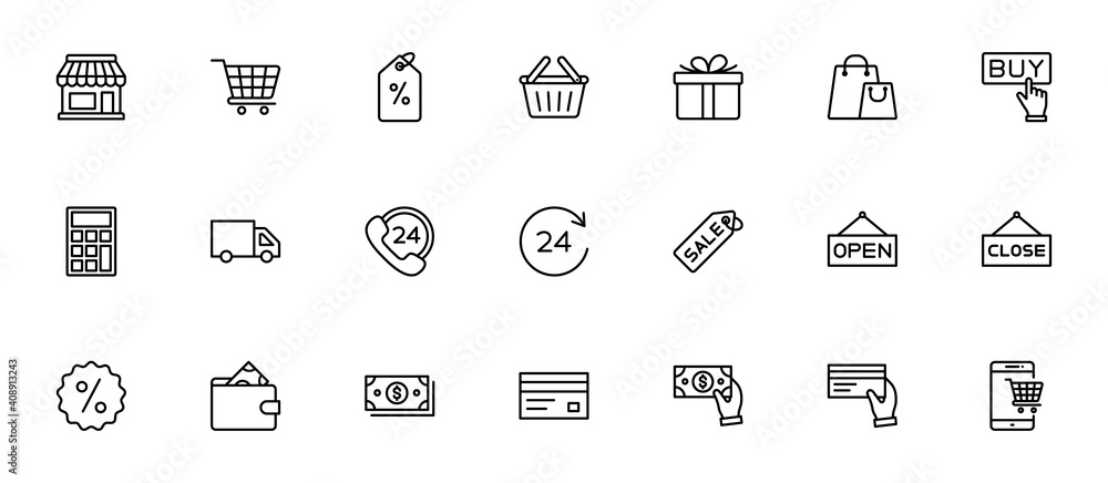 online shopping and E-commerce icon set. for web or mobile app online shopping and E-commerce icon set. for web or mobile app