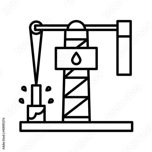 Oil mine icon