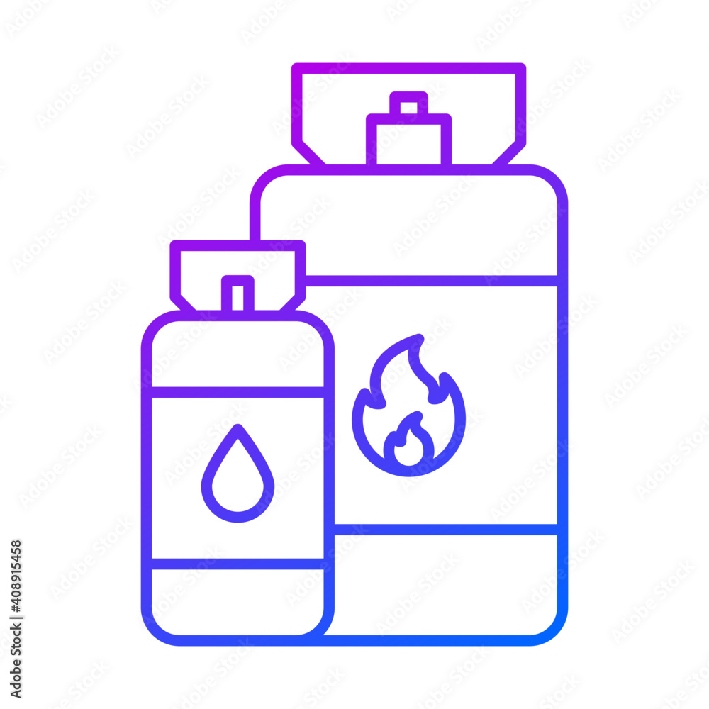 Gas cylinder icon Gas cylinder icon