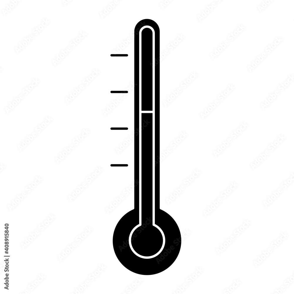 Thermometer icon vector Thermometer icon vector