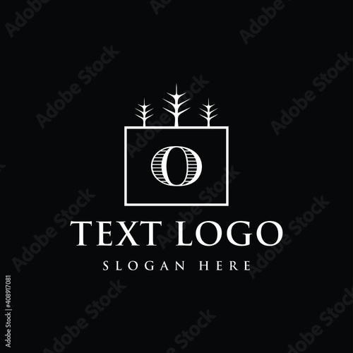 Custom Letter O Vintage Logo
