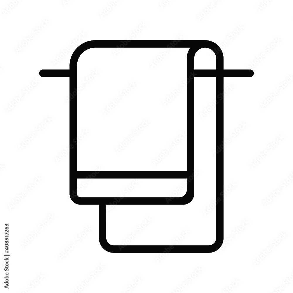 towel icon vector towel icon vector