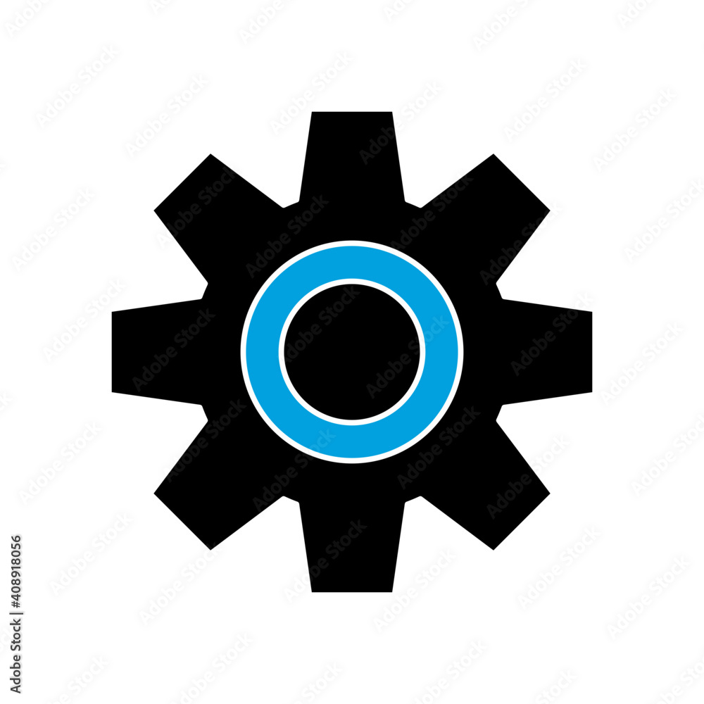 Gear steel icon Gear steel icon