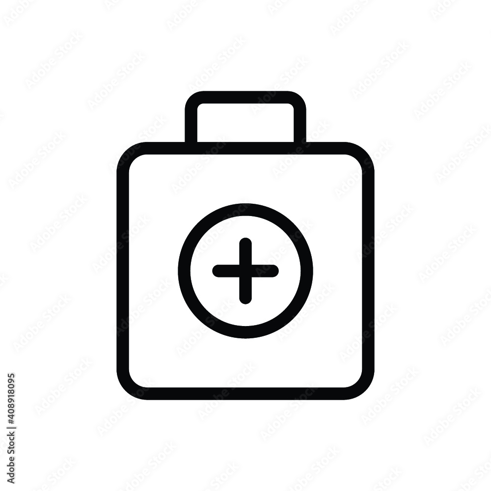 first aid kit icon, safety box vector first aid kit icon, safety box vector
