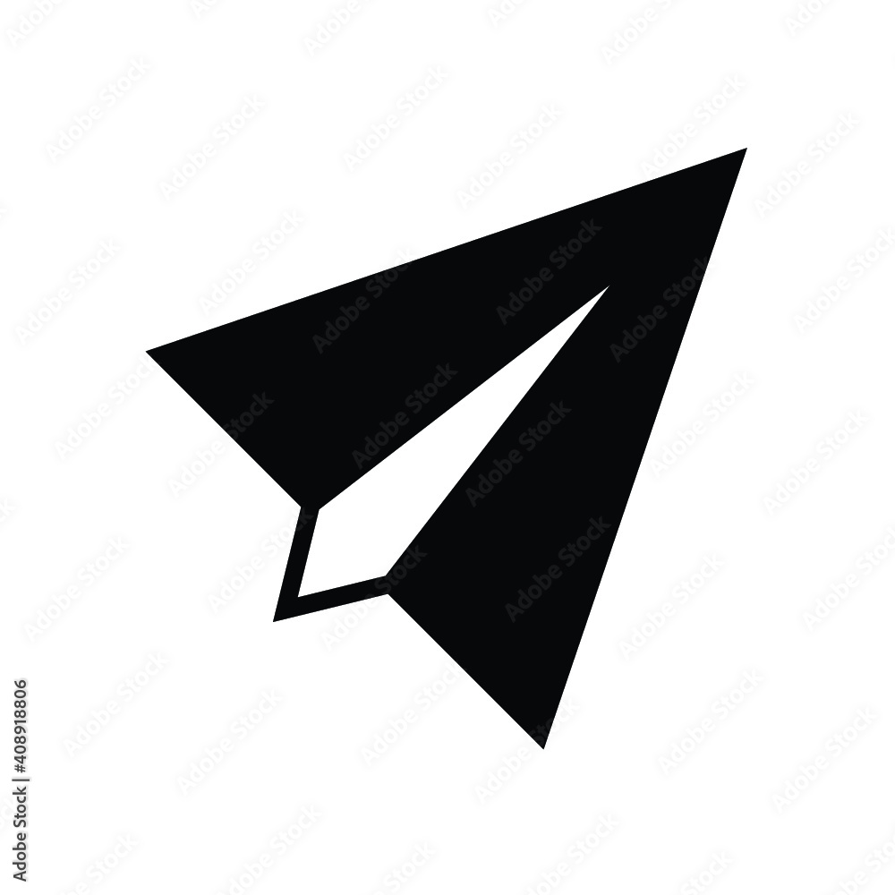 paper plane icon, send message vector paper plane icon, send message vector