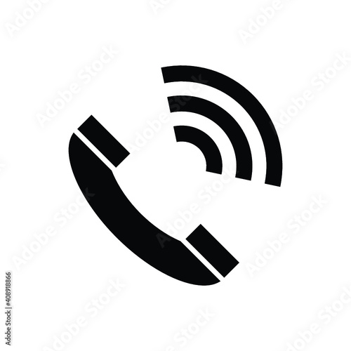 ringing phone icon vector