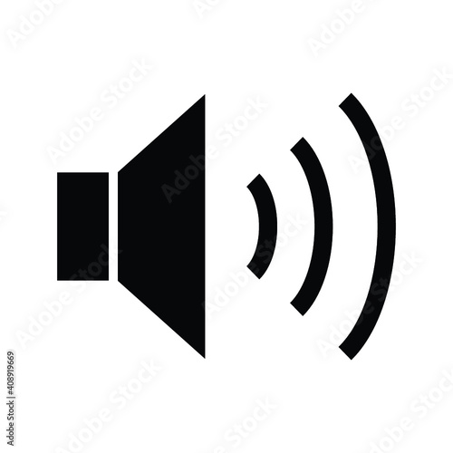 louder icon, volume control vector