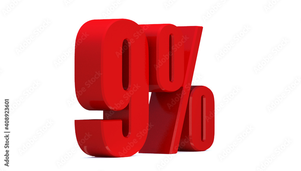 9 Percent off 3d Sign on White Background, Special Offer 9% Discount Tag, Sale Up to 9 Percent Off,big offer, Sale, Special Offer Label, Sticker, Tag, Banner, Advertising, offer Icon
9 Percent off 3d Sign on White Background, Special Offer 9% Discount Tag, Sale Up to 9 Percent Off,big offer, Sale, Special Offer Label, Sticker, Tag, Banner, Advertising, offer Icon