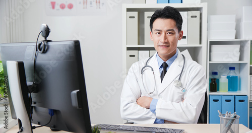 asian doctor smile at you