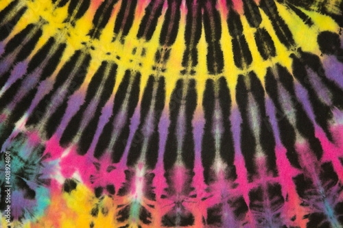 abstract unique rainbow tie dyed pattern design wallpaper.