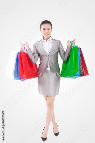 Business lady shopping