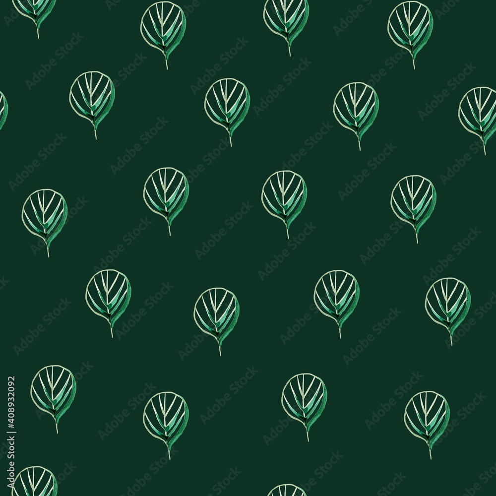 Minimalistic natural seamless pattern with a leaf. For printing on textiles, home decor, tableware, packaging paper, etc. Minimalistic natural seamless pattern with a leaf. For printing on textiles, home decor, tableware, packaging paper, etc.