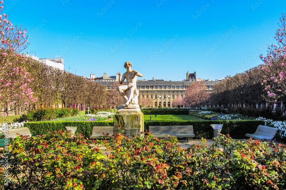 Palais Royal park  in Paris