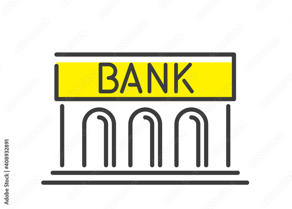 ベクターイラスト素材 銀行の建物 アイコン シンプル Stock Vector Adobe Stock ベクターイラスト素材 銀行の建物 アイコン シンプル Stock Vector Adobe Stock