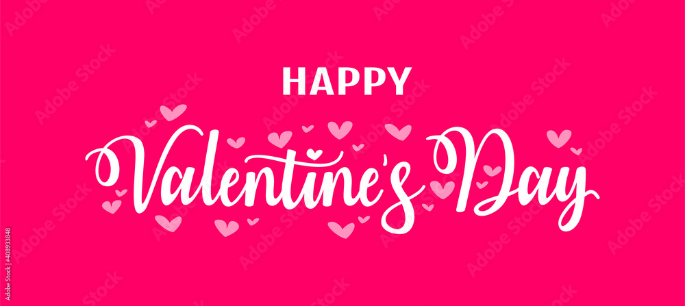 Valentines day background with heart pattern and typography 
of happy valentines day text . Vector illustration. 
Wallpaper, flyers, invitation, posters, brochure, banners.