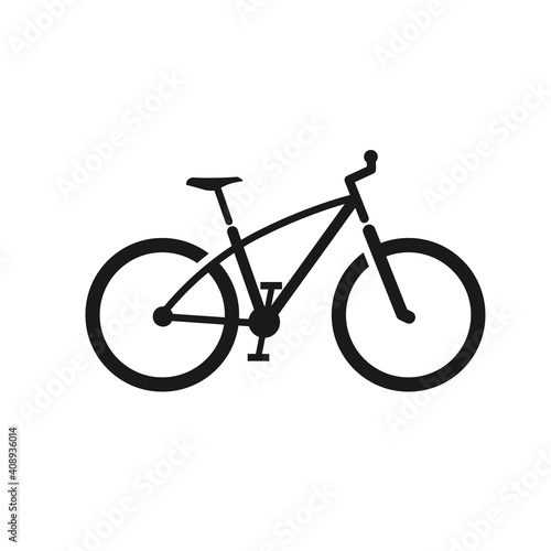 Bicycle icon vector isolated on white background. Vector illustration. - stock vector. bicycle icon vector design template. Bicycle outline icon photo