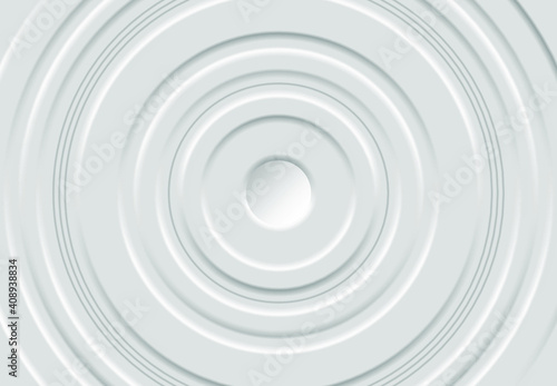 Multilayered light gray round frame. Vector illustration EPS10