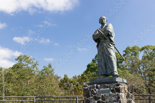 坂本龍馬の銅像　長崎市風頭公園 photo