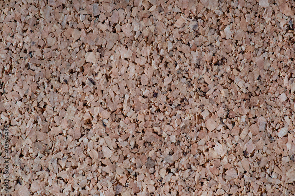 Close-up of a cork texture