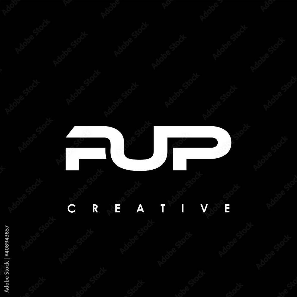 PUP Letter Initial Logo Design Template Vector Illustration PUP Letter Initial Logo Design Template Vector Illustration