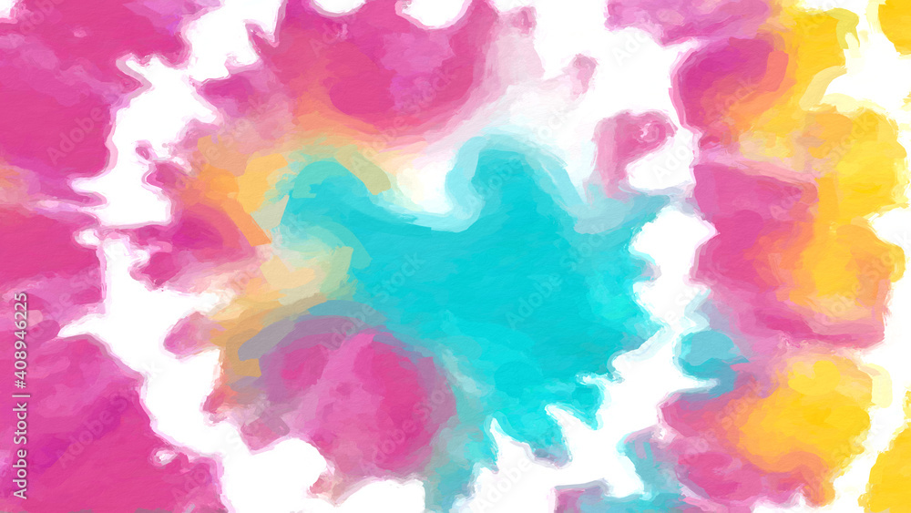 digital paint tie and dye style pattern paint like illustration abstract background