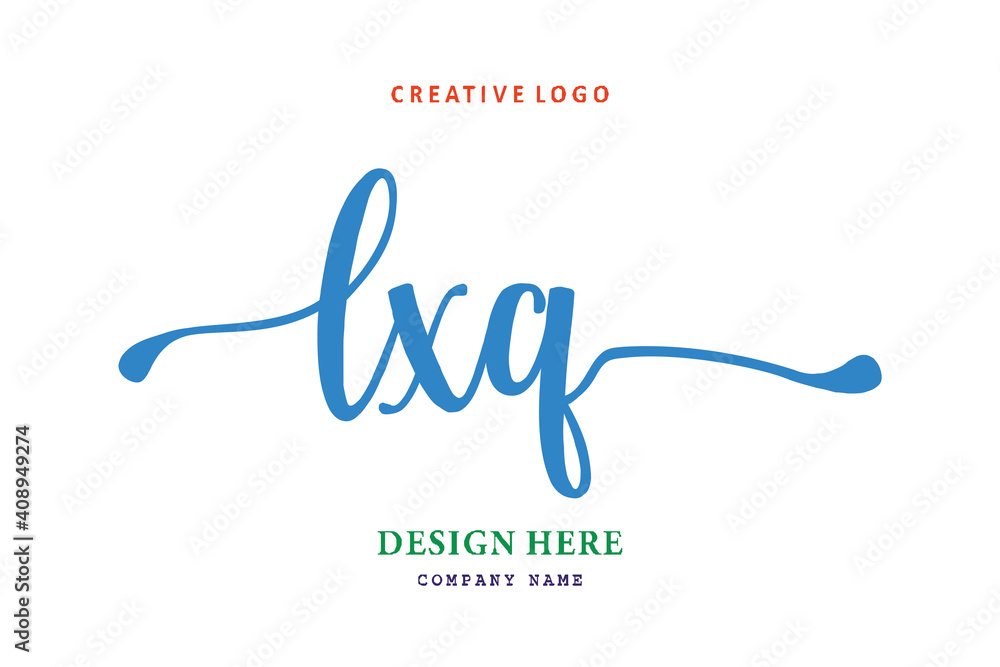 LXQ Lettering logo is simple, easy to understand and authoritative LXQ Lettering logo is simple, easy to understand and authoritative
