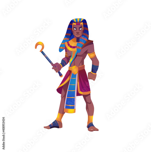 cute funny cartoon egyptian illustration