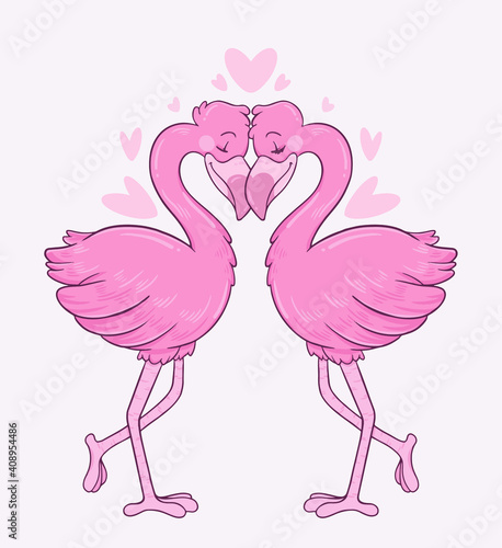 beautiful bright color illustration on the theme of love