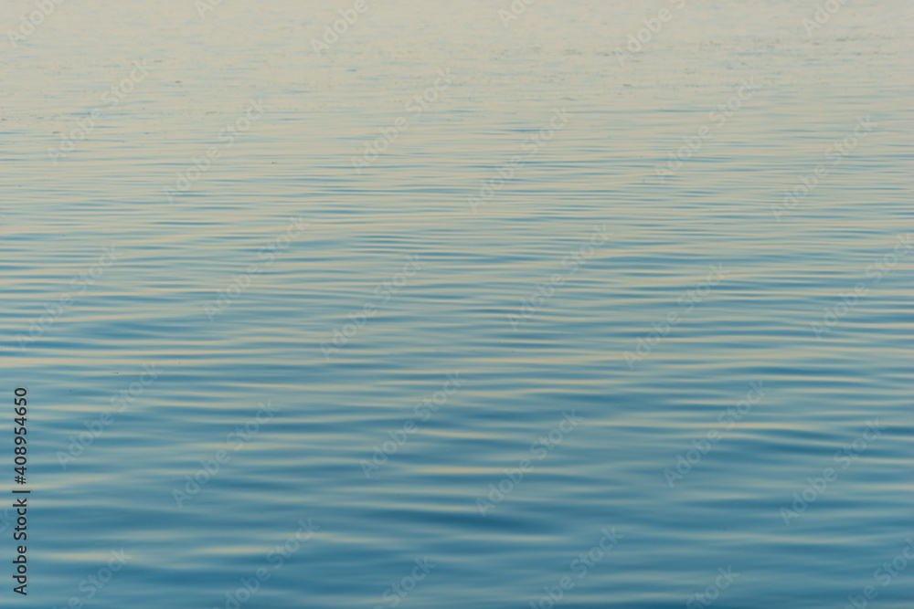 Sea blue water surface texture background, aerial view