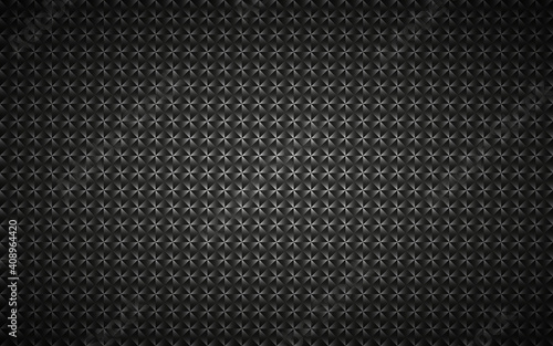 Wallpaper Mural Black metal texture. Triangle pattern with gradients. Abstract vector background with triangles. Carbon fiber texture Torontodigital.ca