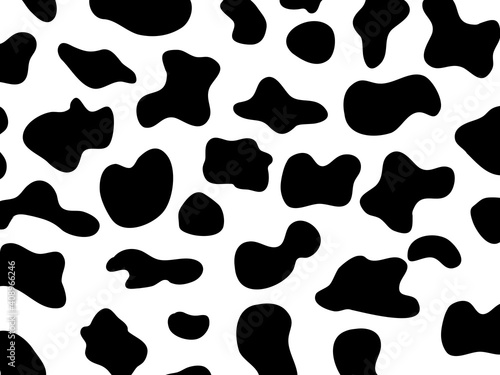 Animal vector print. Cow print pattern. Zoo pattern. 
