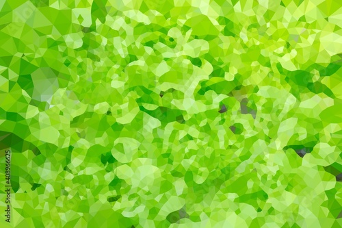 Green mosaic background