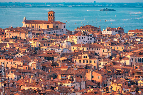 Overlooking the city of Venice © zhmocean