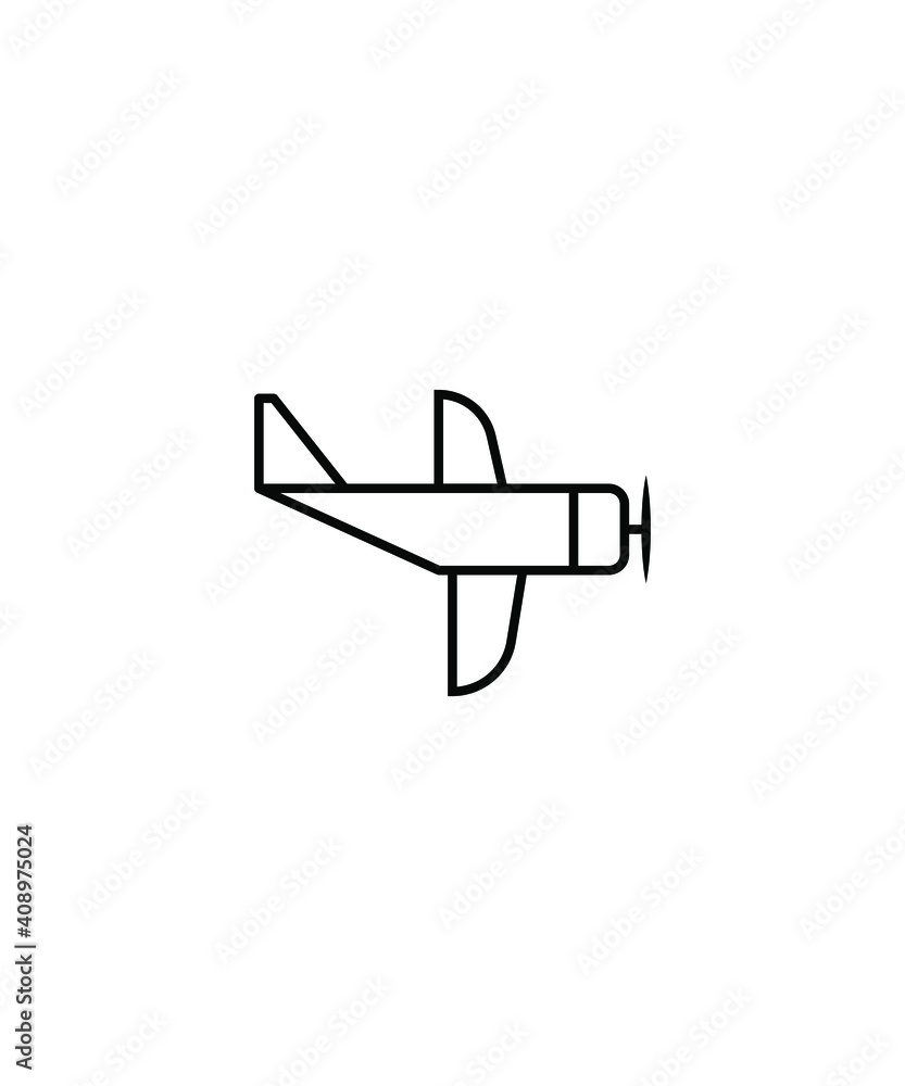 airplane icon,vector best line icon.