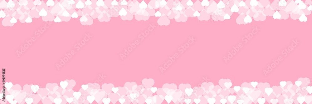 pink background with hearts