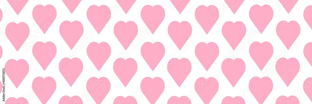 pattern with hearts. Valentines day background	