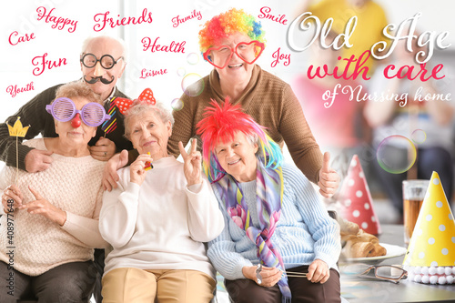 Hands of young and elderly ...