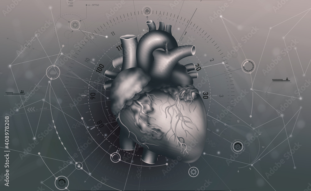 Human Heart. Digital Technologies In Medicine. Innovations In ...